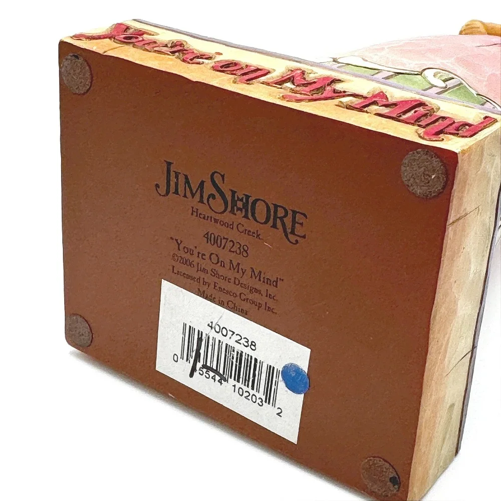 Jim Shore Enesco Heartwood Creek You're On My Mind Figurine 4007238 Heart 2006